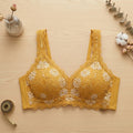 Yellow Daisy Lace Bra