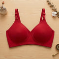 Red Smooth Padded Bra | Fashion Insider